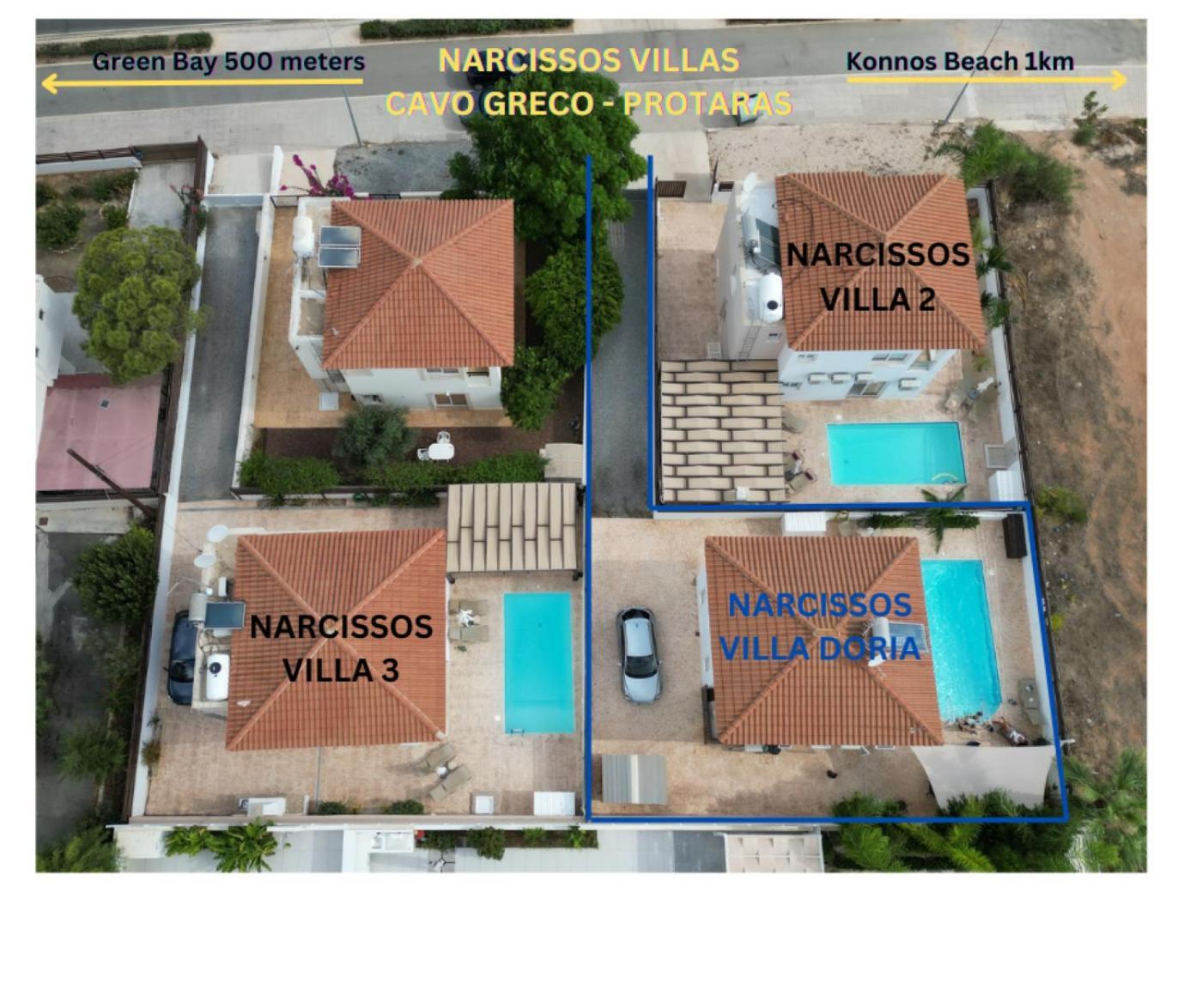 Narcissos Villa Doria 프로타라스 외부 사진